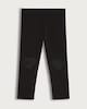 image 4 of F&F Girls Heart Patch Fleece Lined Leggings in Black