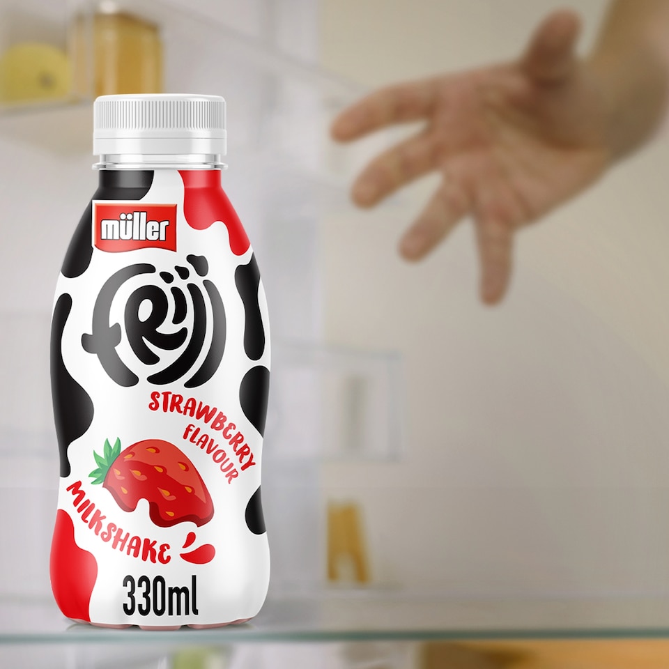 image 1 of Muller Frijj Strawberry Milkshake 330ml