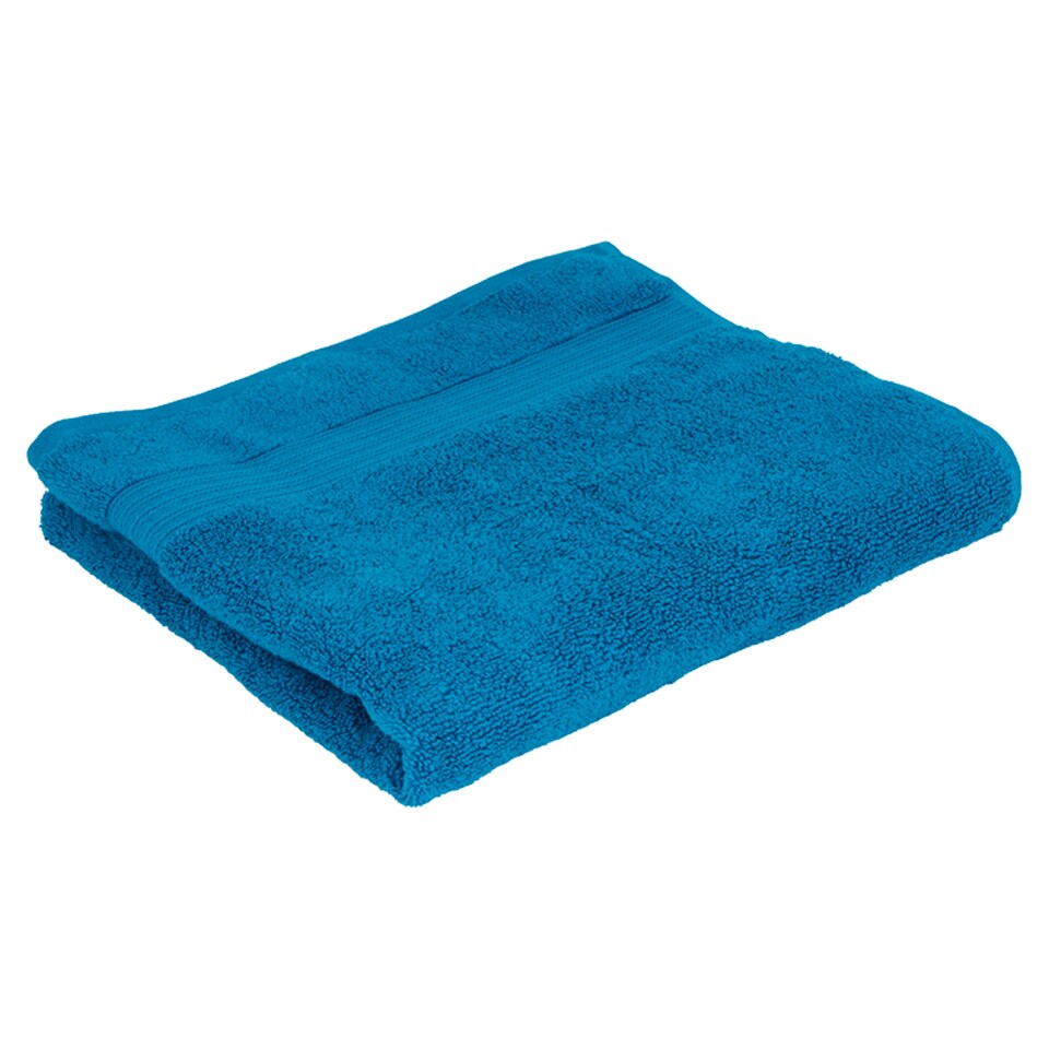 Tesco Super Soft Cotton Bath Sheet Lagoon