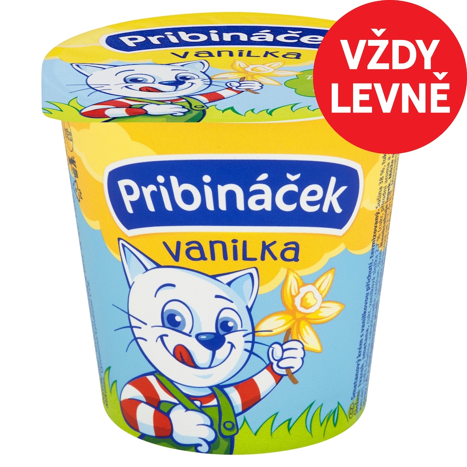 Pribináček s vanilkovou příchutí 125g