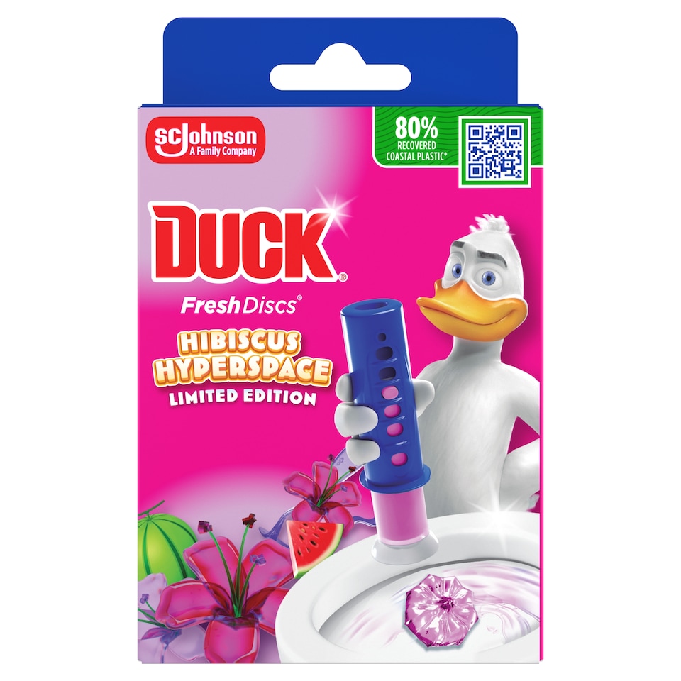 Duck Fresh Discs Hybiscus Hyperspace WC-öblítő korong 36 ml