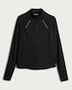 image 4 of F&F Active Quick Dry Reflective Full Zip Jacket in Black