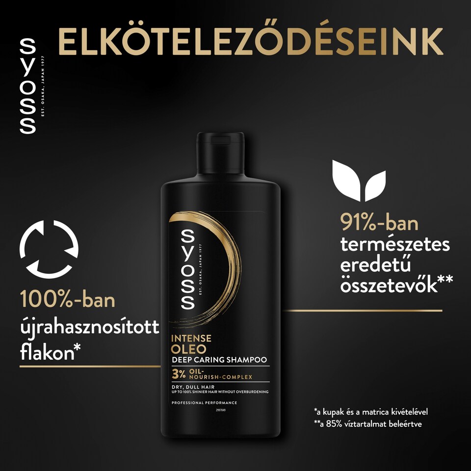 image 1 of Syoss Intense Oleo Deep Caring Shampoo 440 ml