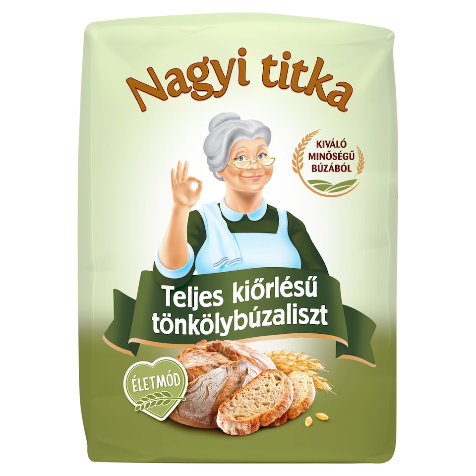 Nagyi titka teljes kiőrlésű tönkölybúzaliszt TBL200 1 kg