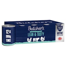 Butcher's Lean & Tasty Low Fat Dog Food 12X390g