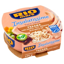 Rio Mare Insalatissime Tuna Salad Texana with Beans, Rice, Peppers and Spicy Oil 160g