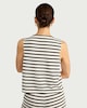 image 5 of F&F Striped Tie Front Co-ord Top in Multi Brown