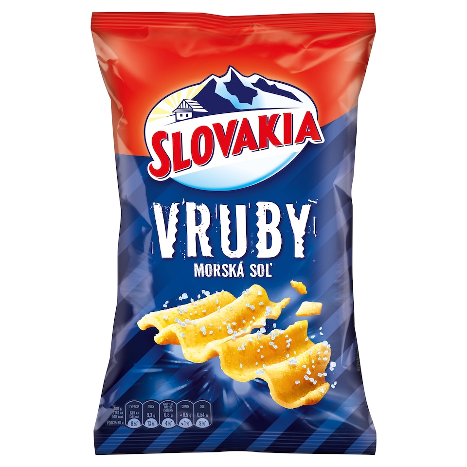 Slovakia Vruby morská soľ 120 g