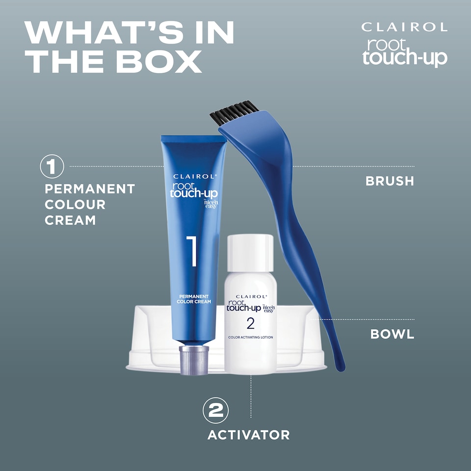image 1 of Clairol Root Touch-Up Permanent Hair Dye - Dark Brown 4