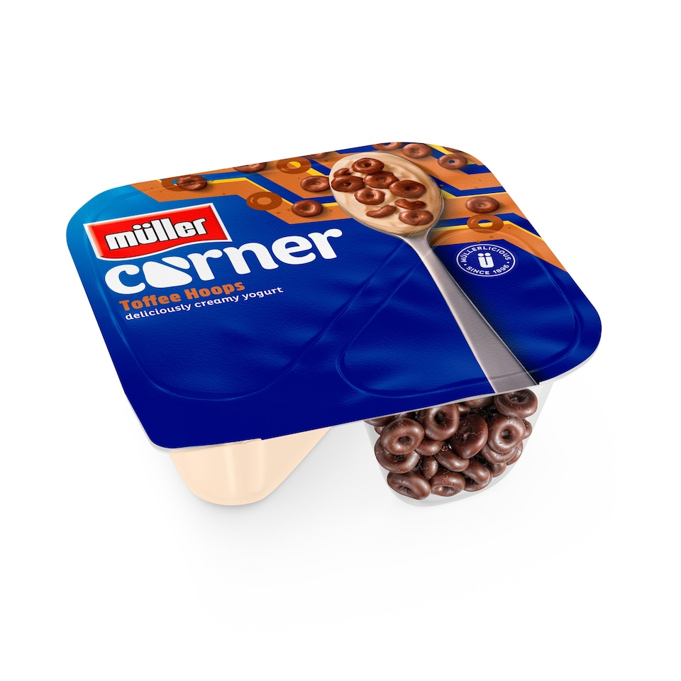 image 1 of Muller Corner Toffee Hoops Yogurt 124G