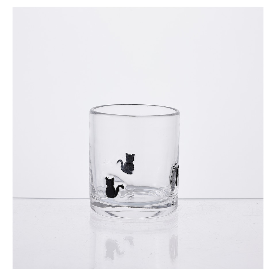 F&F Home Halloween Ghost/Cat Infused Glass Assorted