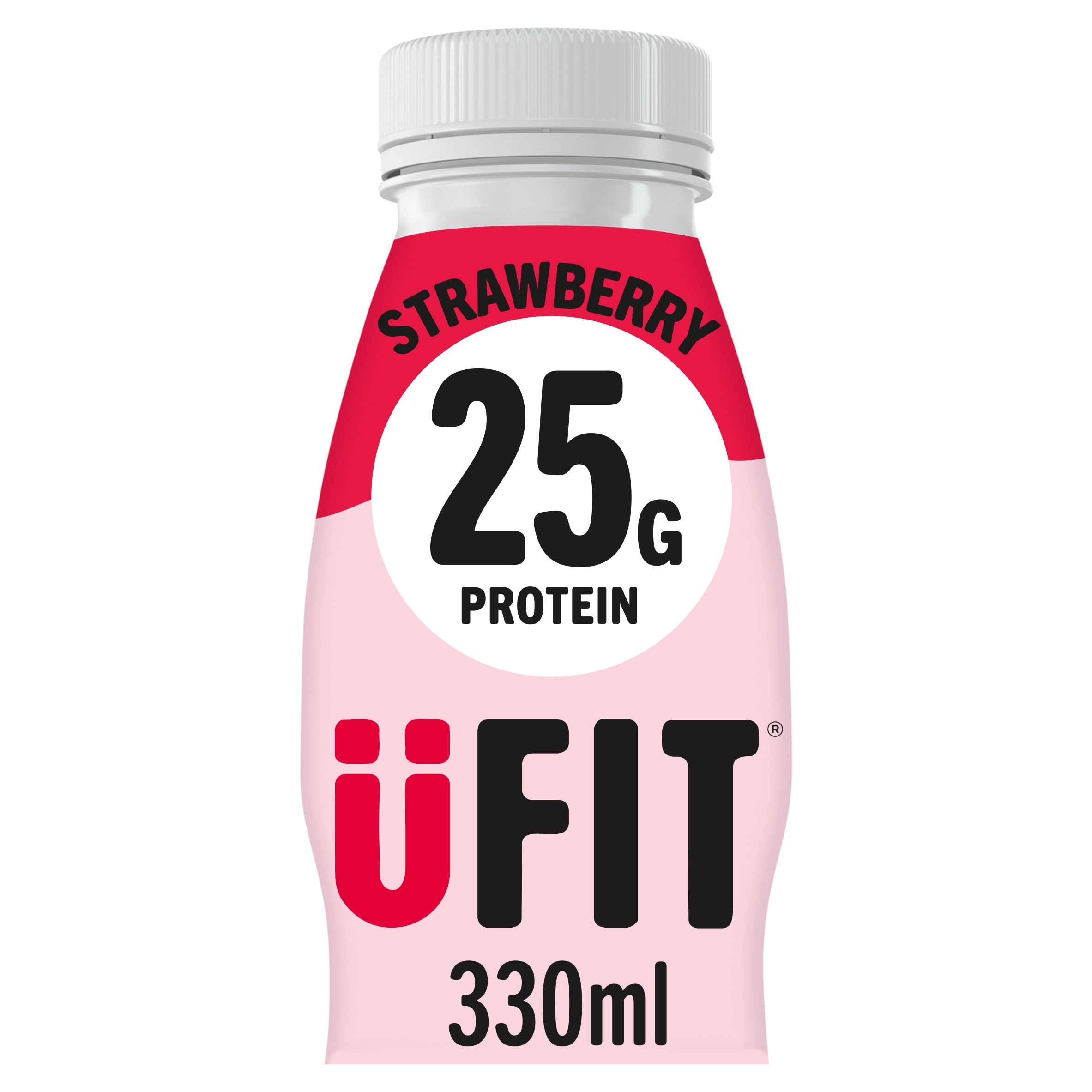 UFIT High Protein Milkshake Drink - Strawberry 330ml