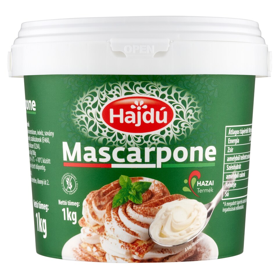 Hajdú mascarpone 1000 g  1. kép