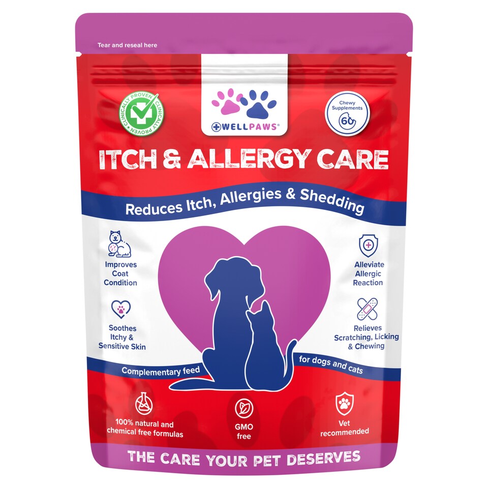WellPaws Itch & Allergy Care Chewable Supplements 180g