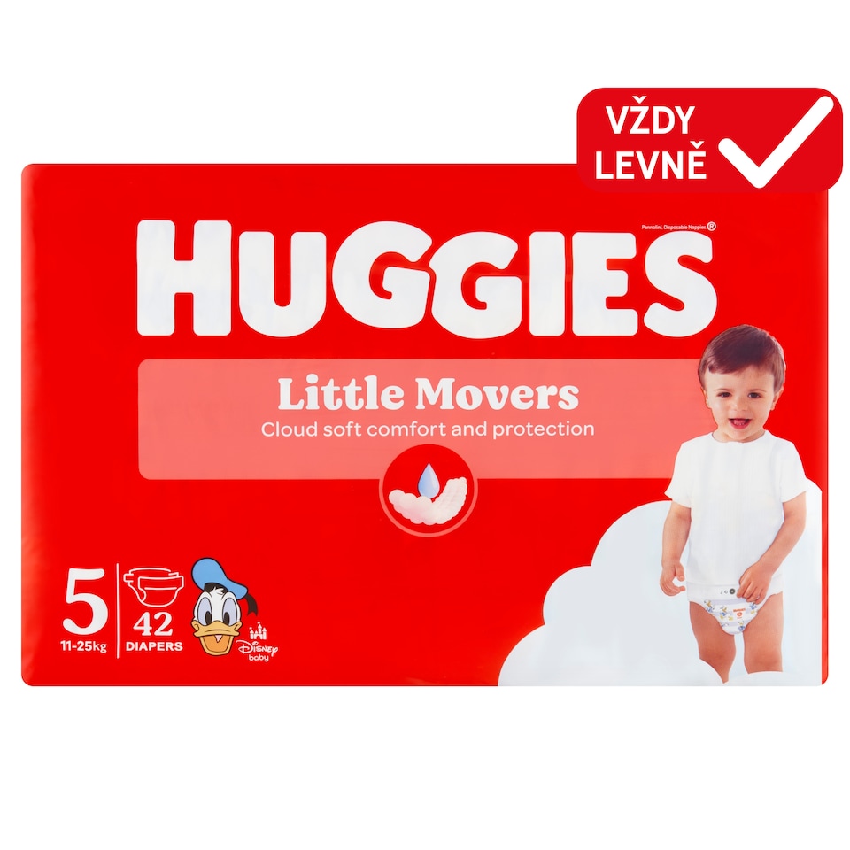 image 1 of Huggies Little Movers Diapers Size 5 Children 11-25kg 42 pcs
