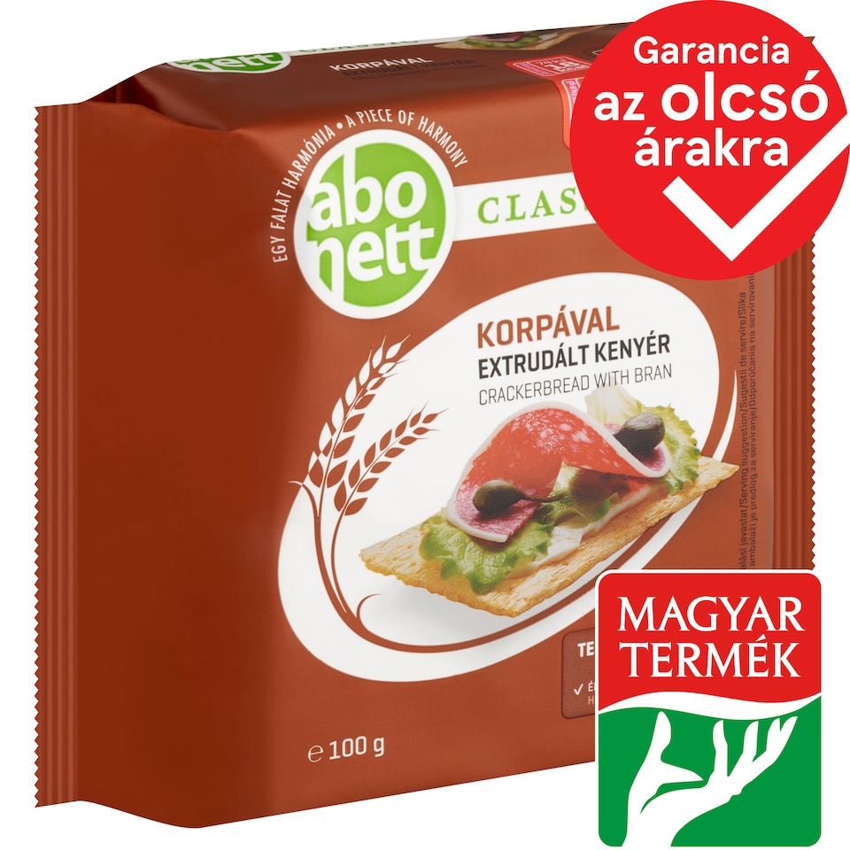Abonett Classic extrudált kenyér korpával 100 g