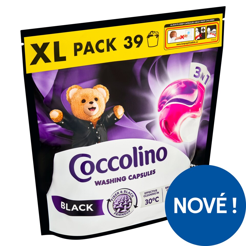 Obrázek 1 pro produkt Coccolino kapsle na praní Black 39w