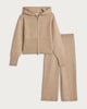image 4 of F&F Girls 2-Piece Knitted Hoodie and Trousers Set in Brown