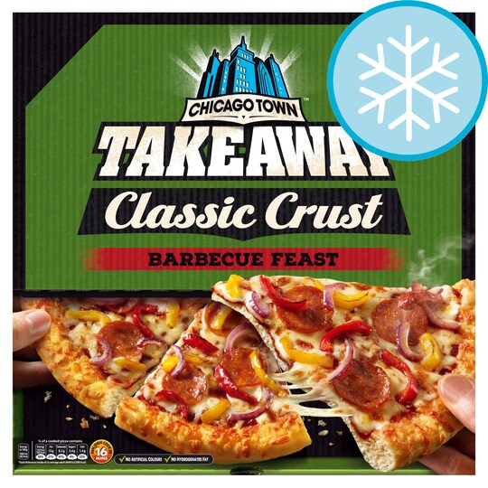 Chicago Town Large Takeaway Bbq Feast Pizza 540G Tesco Groceries