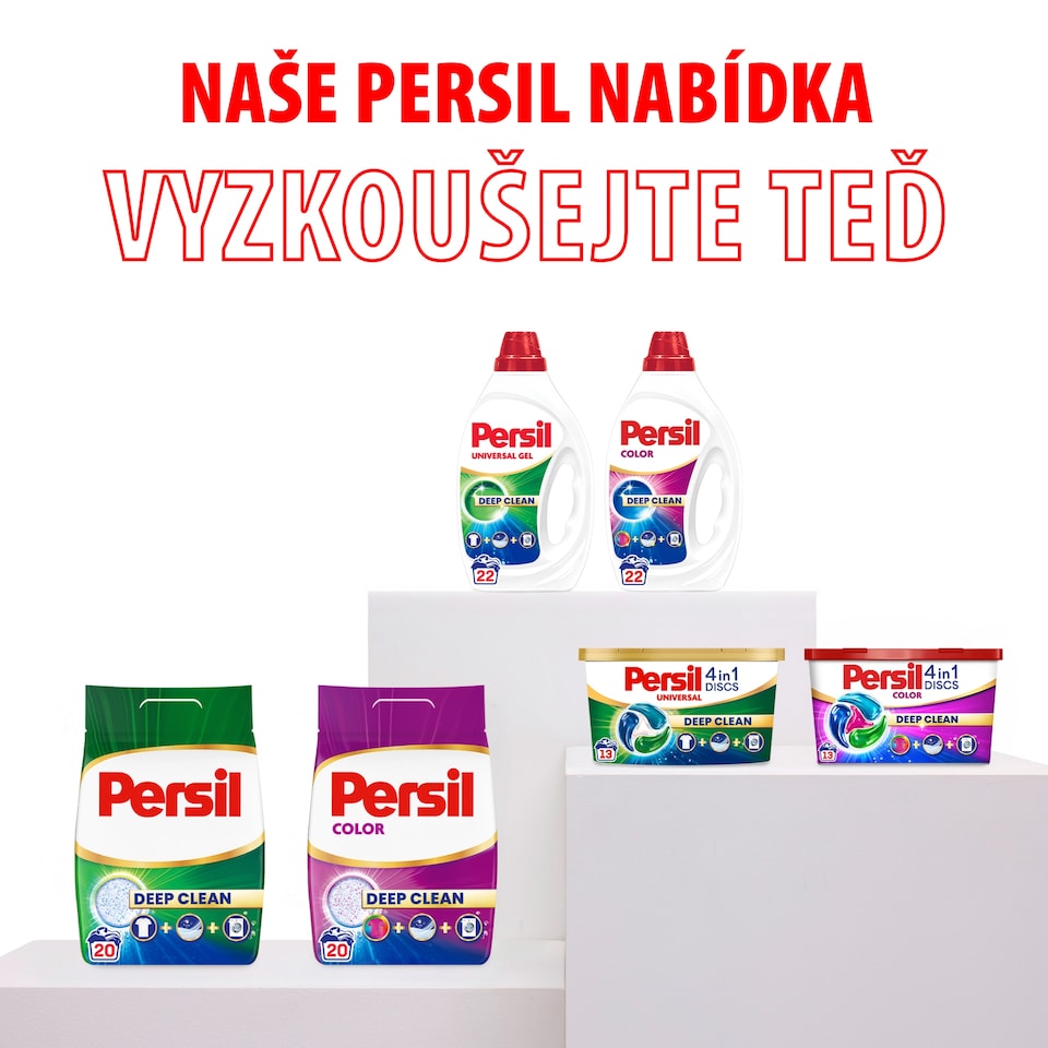 Obrázek 1 pro produkt Persil Deep Clean Active Gel přípravek pro praní prádla 66 praní 2,97l