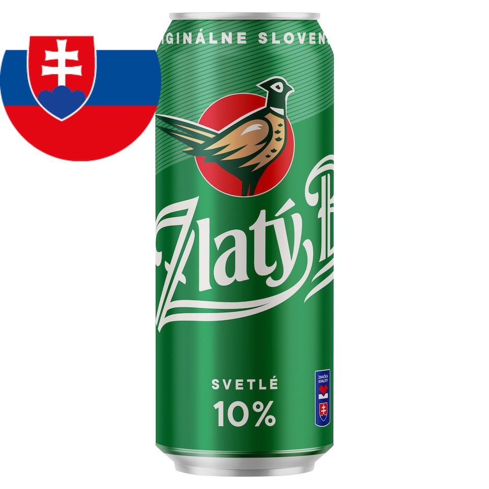 Zlatý Bažant 10% Light Draft Beer 500 ml