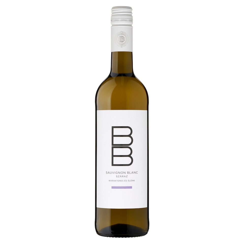 BB Dunántúli Sauvignon Blanc száraz fehérbor 12% 0,75 l