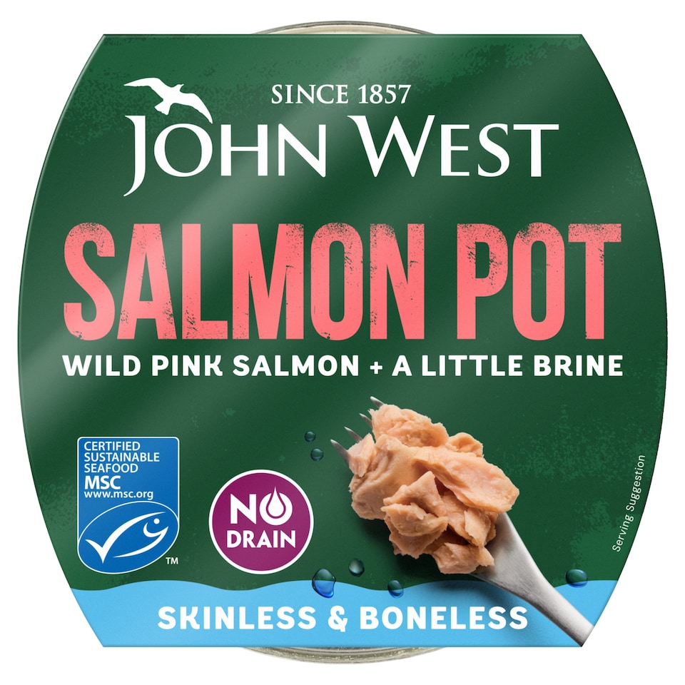 John West Pink Salmon in Brine Pot 80g