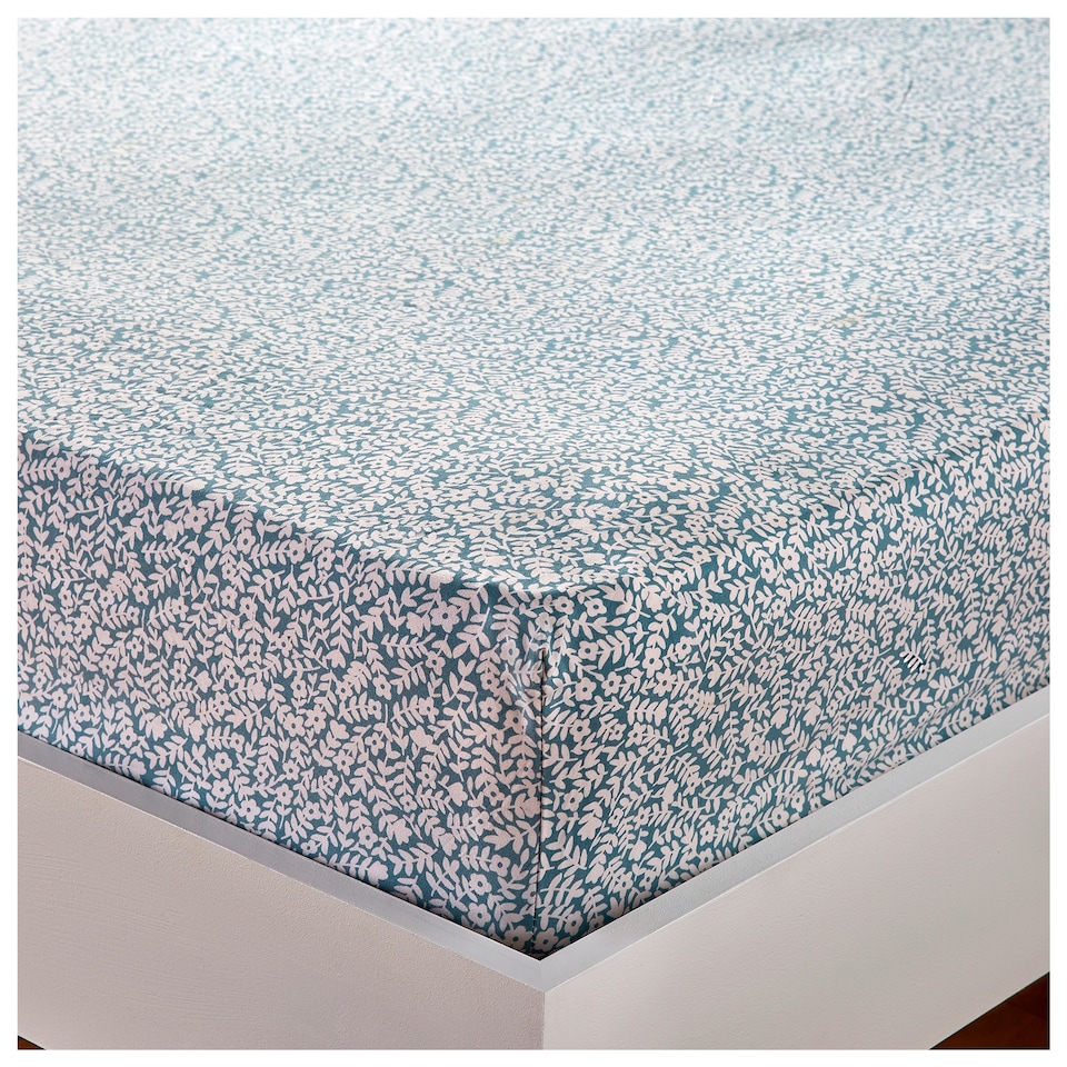 SILENTNIGHT SUPERSOFT DITSY FLORAL FITTED SHEET KING