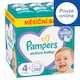 image 1 of Pampers Active Baby Size 4, 180 Nappies, 9kg-14kg