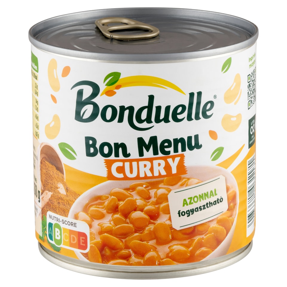 Bonduelle Bon Menu Curry fehérbab currymártásban 430 g 1. kép