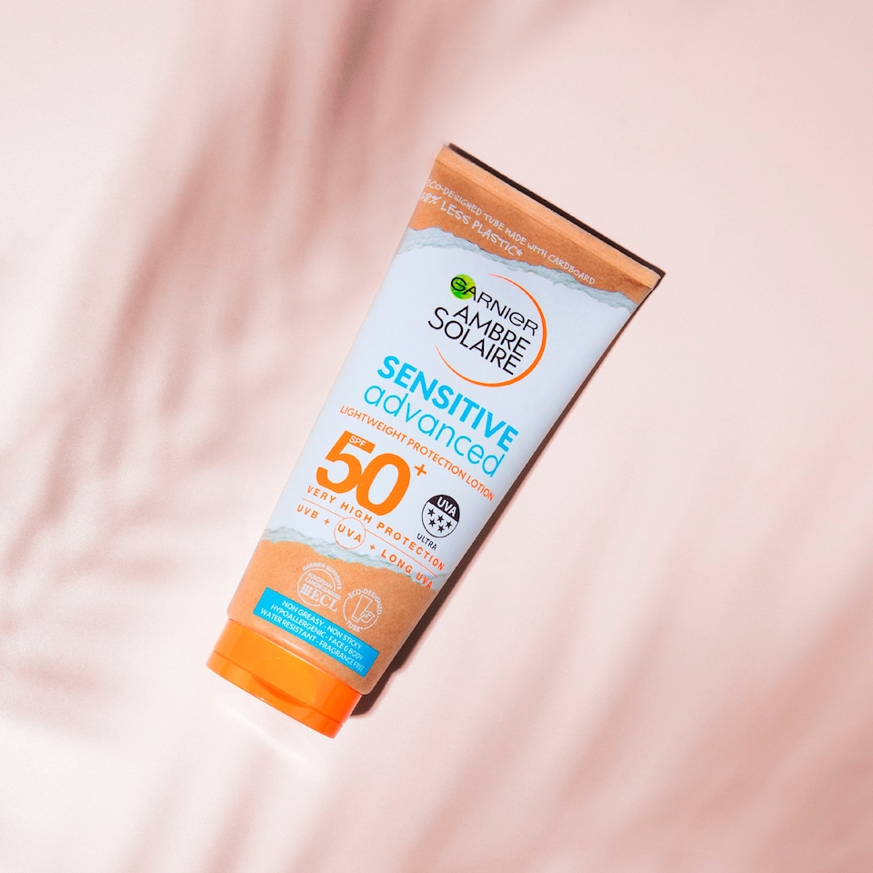 image 1 of Garnier Ambre Solaire Sensitive Advanced Protection Lotion Spf 50 200Ml
