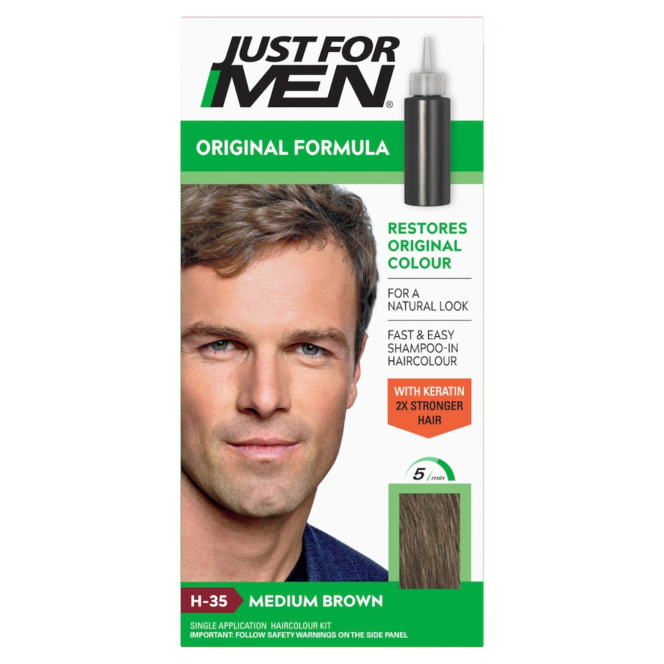 Just For Men Hair Colourant Medium Brown
