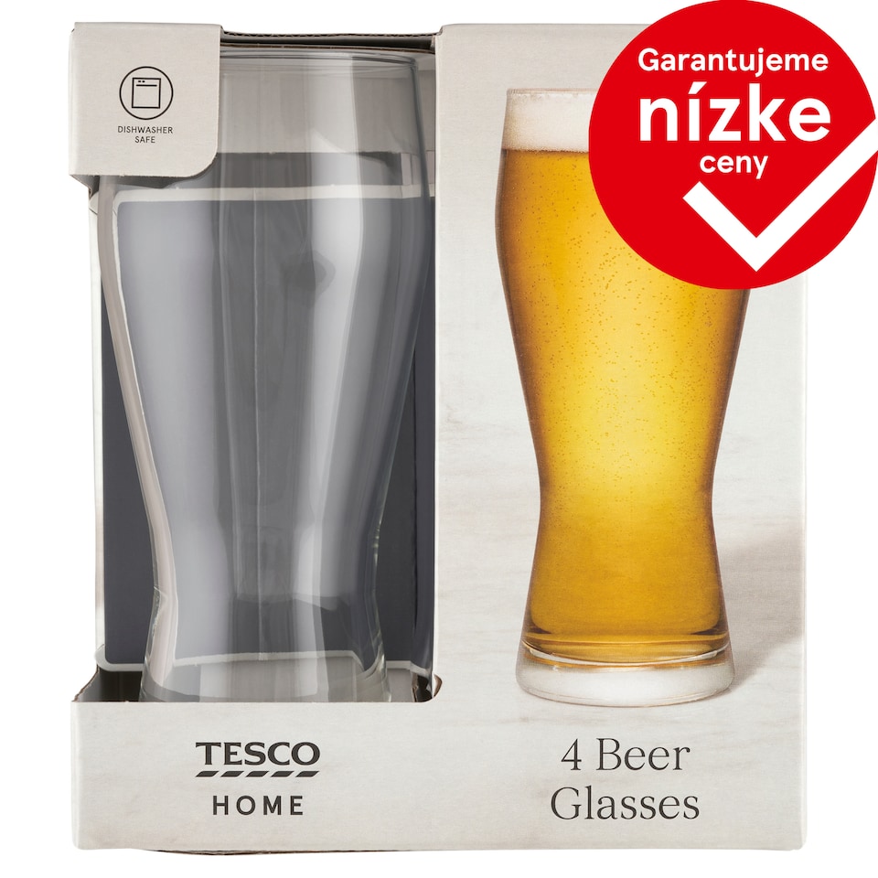 obrázok 1 z Tesco Home Poháre na pivo 4 ks