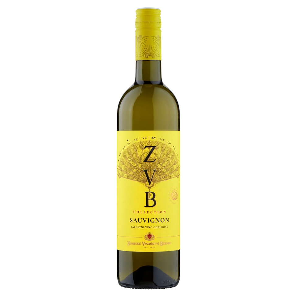Zámecké Vinařství Bzenec Collection Sauvignon jakostní víno odrůdové bílé polosuché 0,75l
