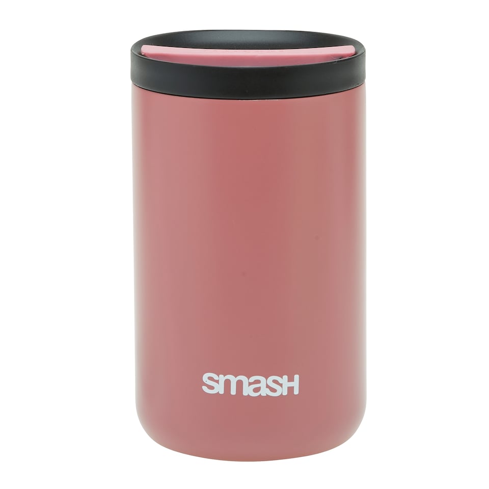 image 1 of Smash Dusky Pink Twist and Lock Coffee Cup 350ml