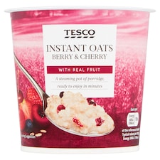 Tesco Instant Oats Berry & Cherry 55g