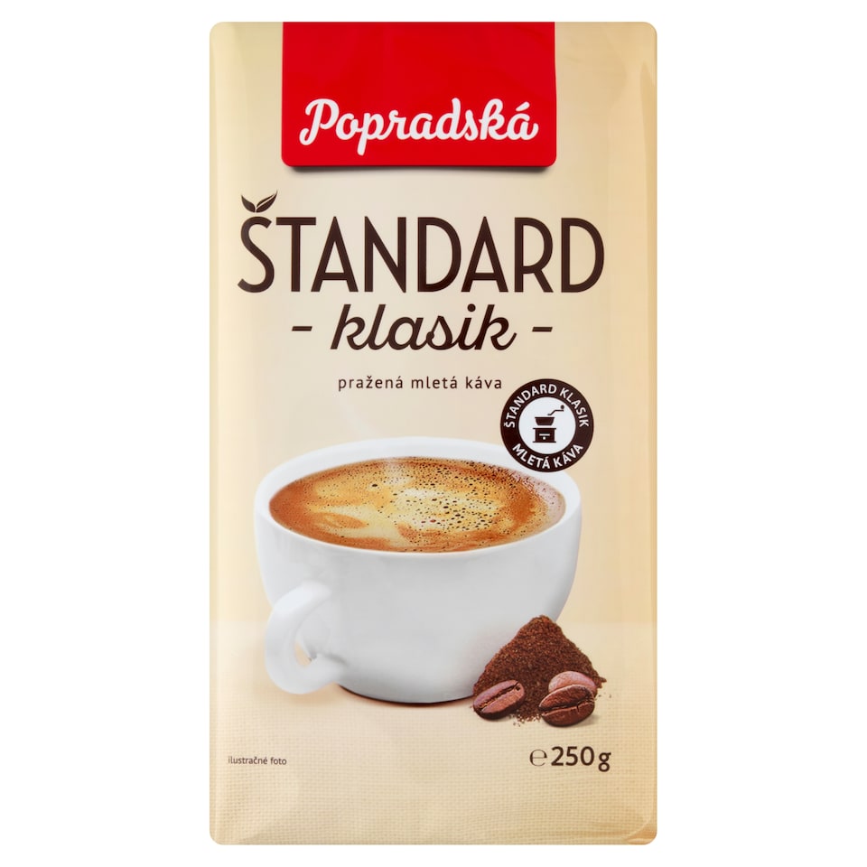 obrázok 1 z Popradská Štandard klasik pražená mletá káva 250 g
