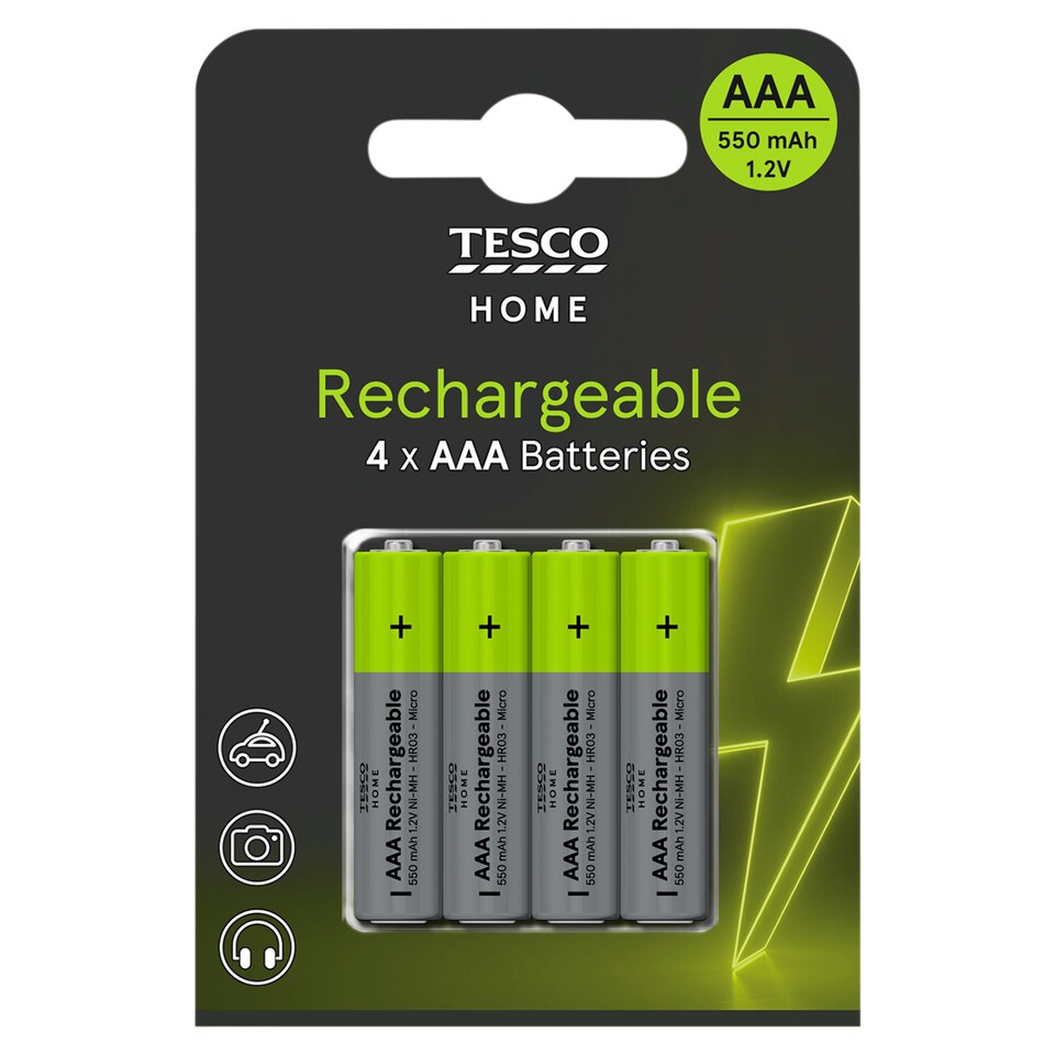 Tesco Home Nabíjacie batérie AAA 4 ks