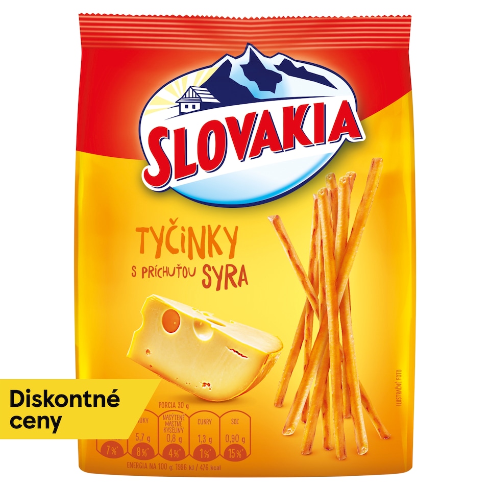 Slovakia Tyčinky s príchuťou syra 160 g