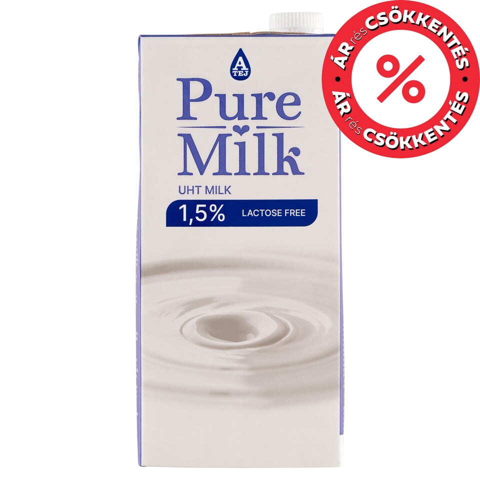 image 1 of Pure Milk UHT Lactose Free Milk 1,5% 1 l