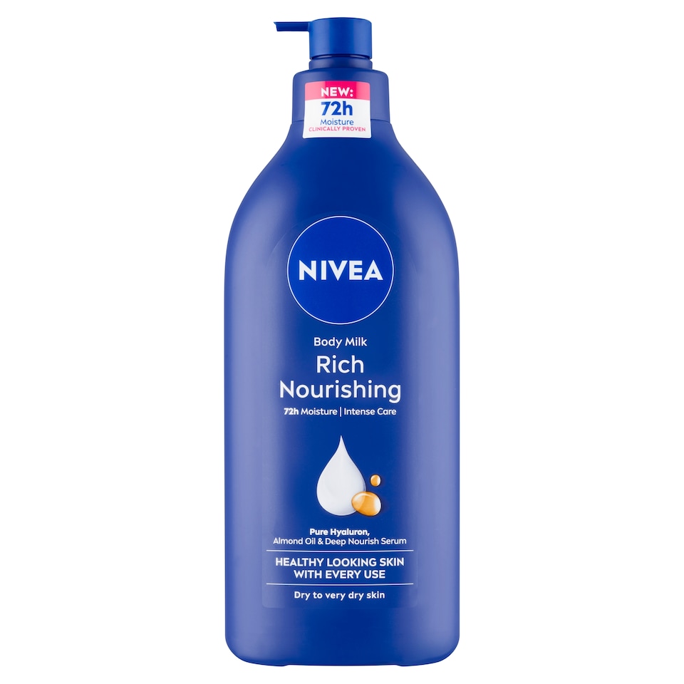 obrázok 1 z Nivea Rich Nourishing Body Milk Výživné telové mlieko 625 ml