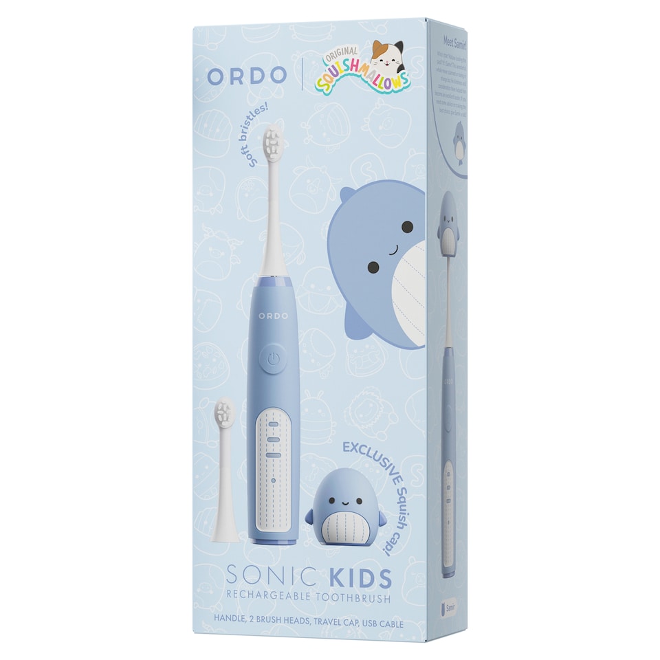 Ordo Sonic Kids Rechargeable Toothbrush Squishmallows Samir
