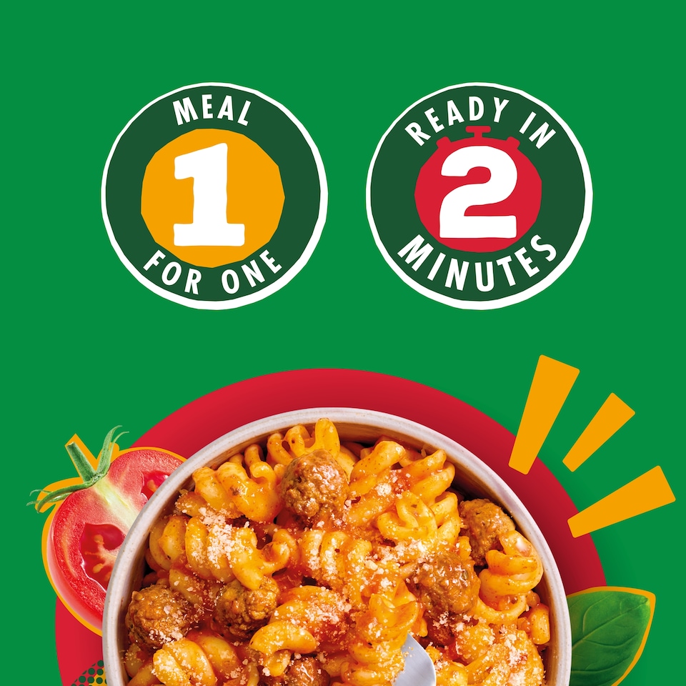 image 1 of Dolmio Classics Meatballs Fusilli Pasta Ready Meal 250g