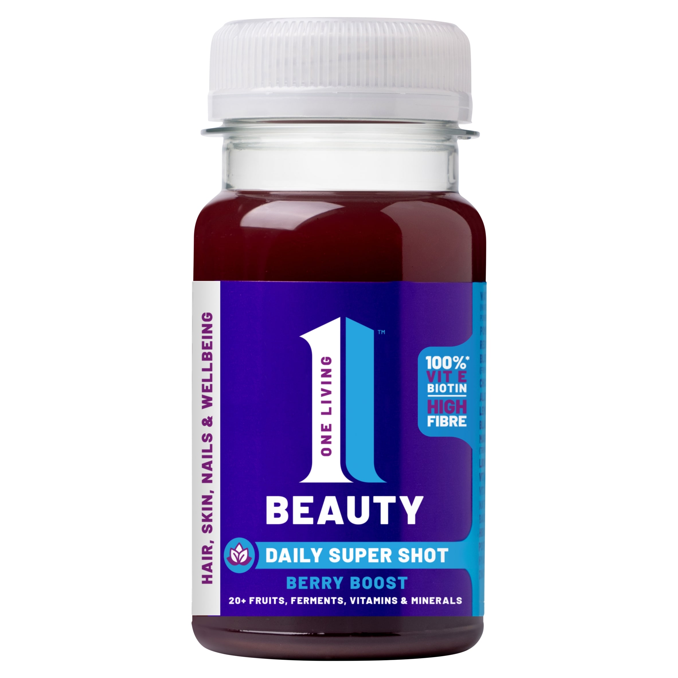 One Living Berry Boost Beauty Shot 100ml - Tesco Groceries