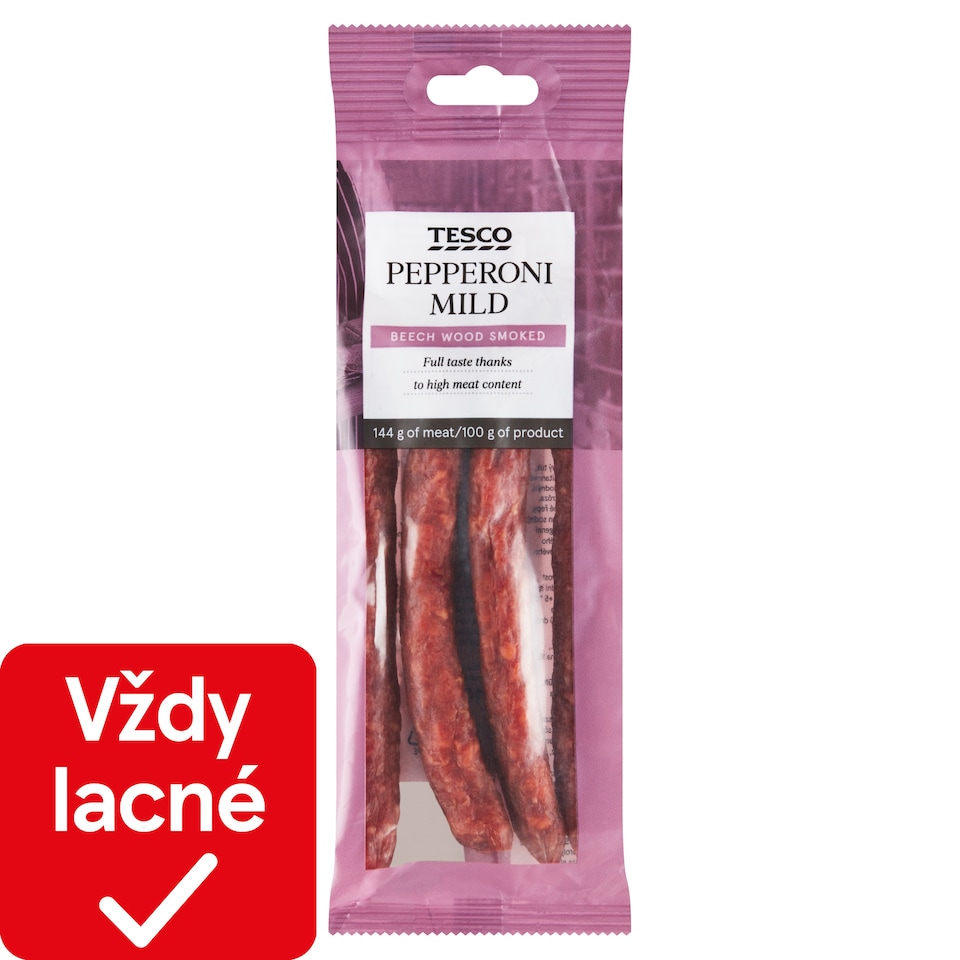 Tesco Pepperoni Mild Sausage 100 g
