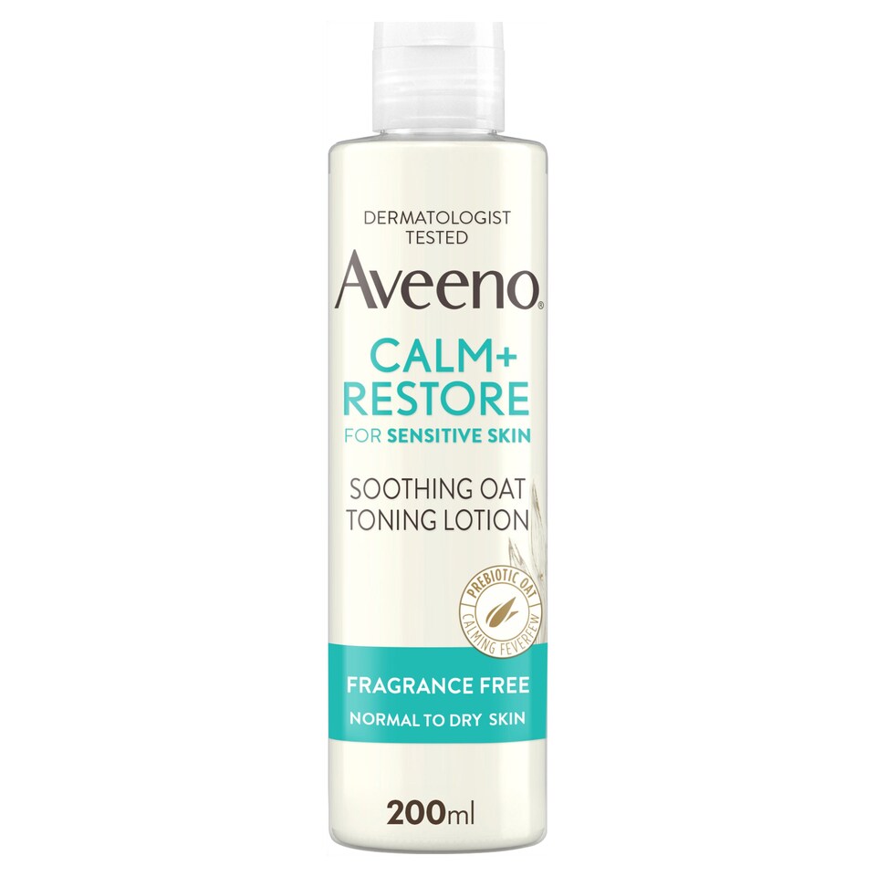 image 1 of Aveeno Face Calm and Restore Soothing Oat Toning Lotion 200ml