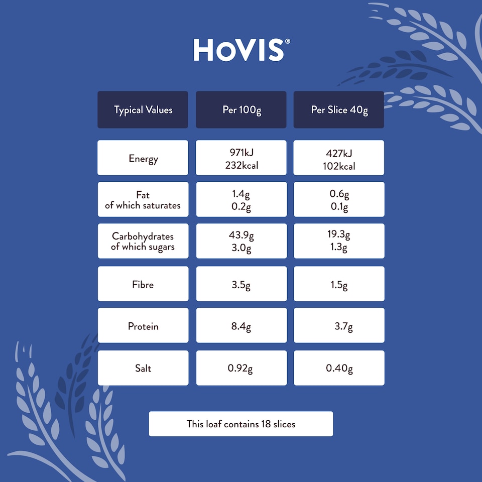 image 1 of Hovis Signature White 800g
