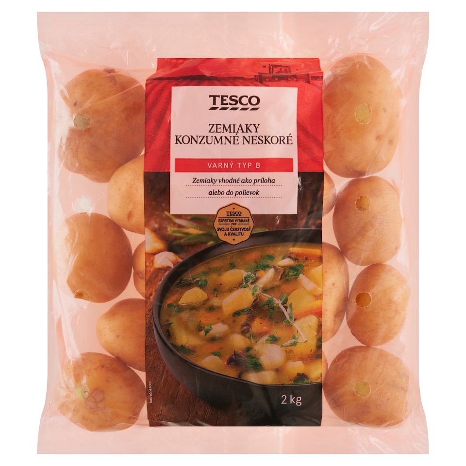 Tesco Edible Late Harvest Potatoes Washed Cooking Type B 2 kg
