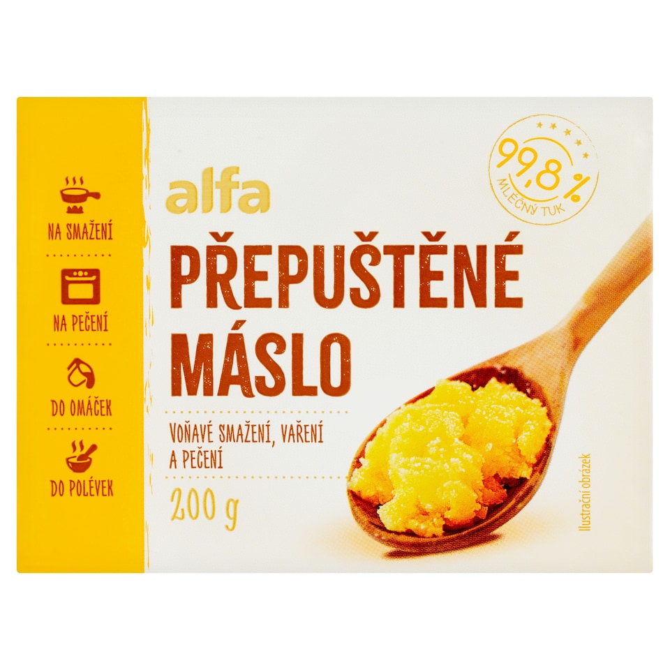 Obrázek 1 pro produkt Alfa Přepuštěné máslo 200g