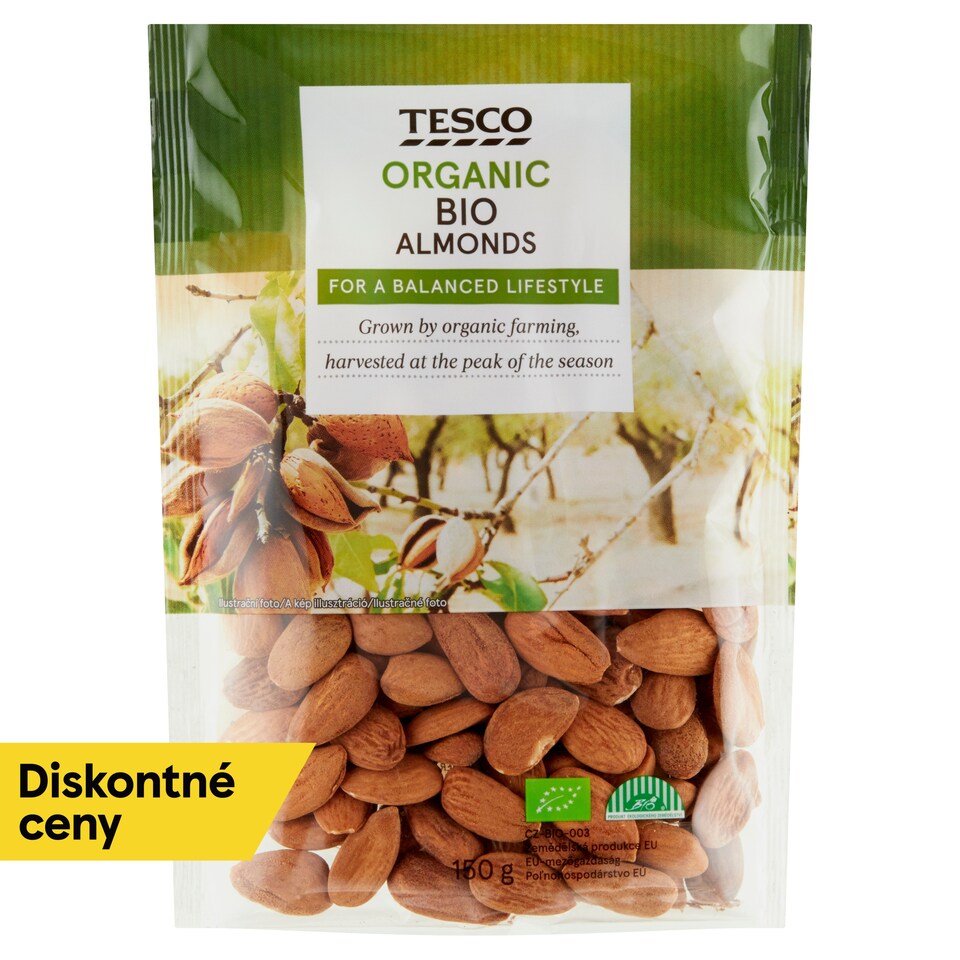 Tesco Organic Bio Almonds 150 g